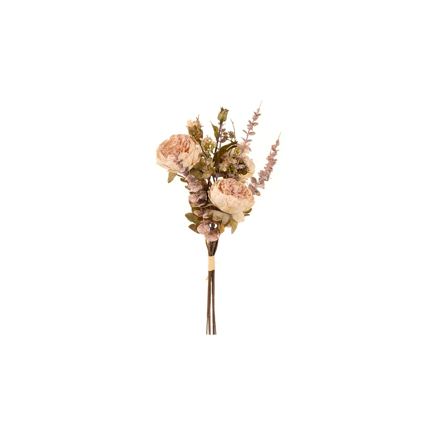Mazzo di peonie artificiali h59cm, in stile shabby chic, perfetto con la collezione Flower Garden di Nuvole di Stoffa
